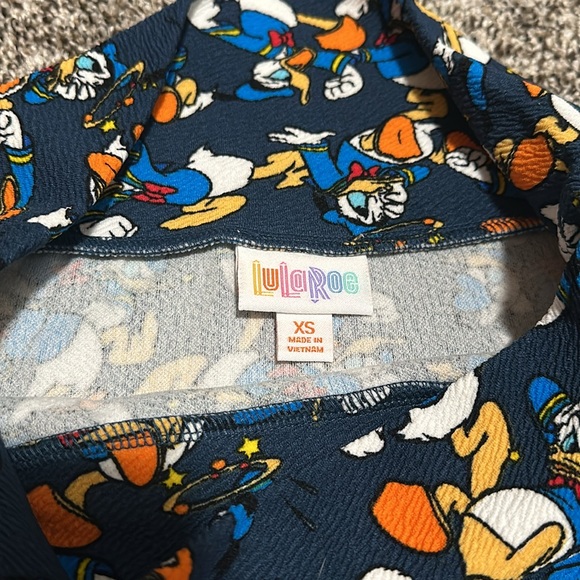 NWT LulaRoe Disney Donald Duck Cassie Skirt XS - Picture 5 of 5